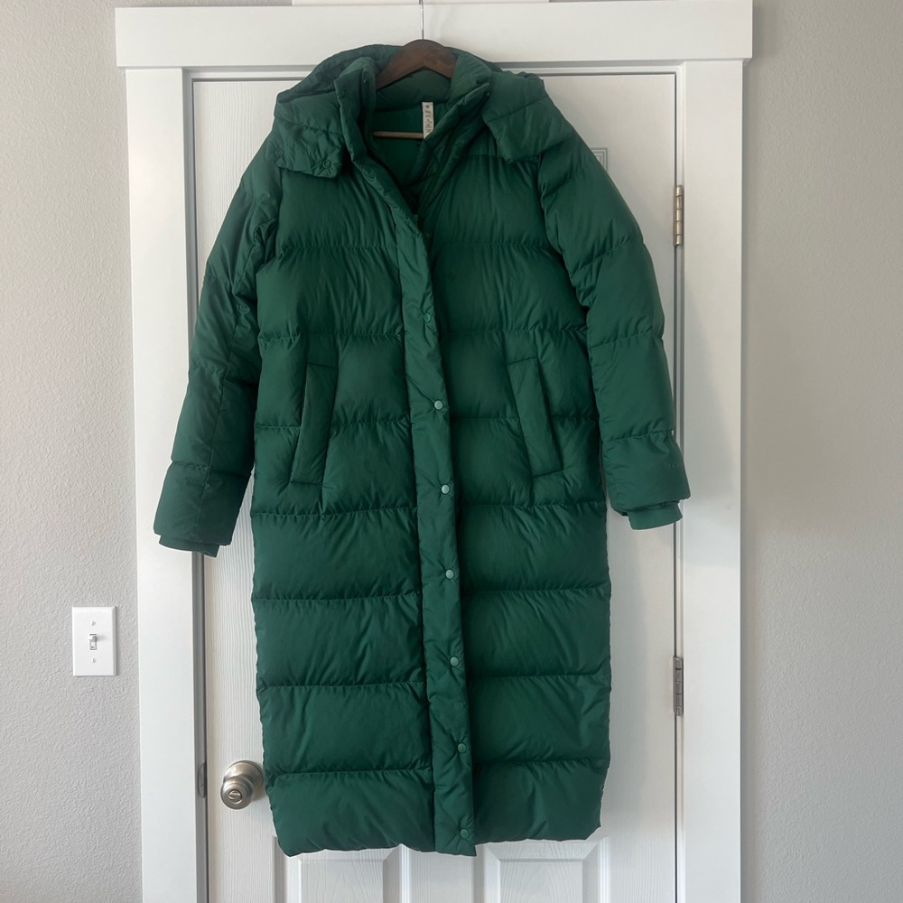 Lululemon Wunder Puff Long Jacket sz4